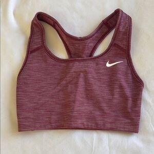 Nike Red Racerback Sports Bra Medium Support
